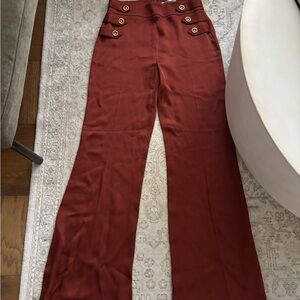 NWT: Veronica Beard Clay Women's Silk Pants